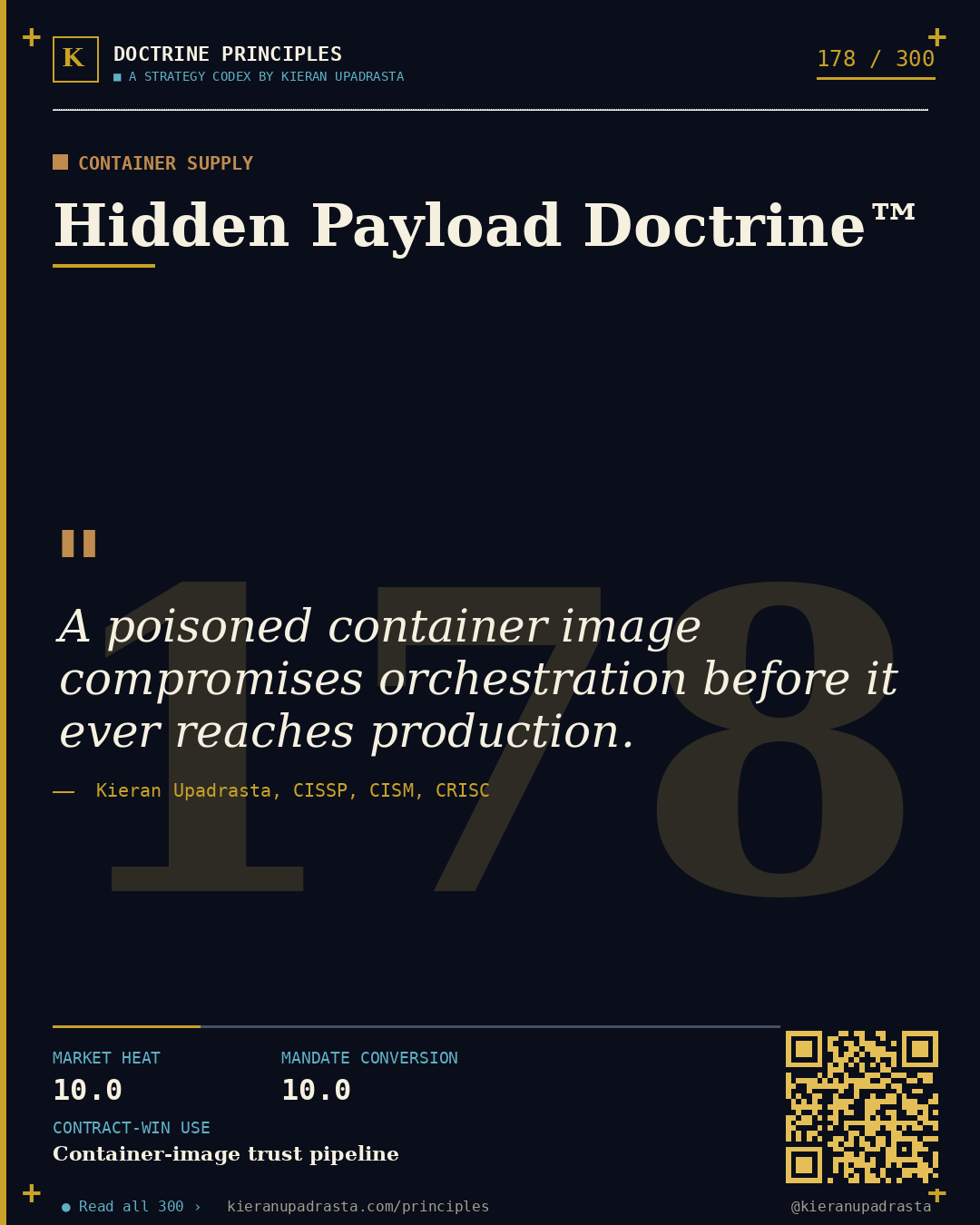 Principle 178: Untethered Device Doctrine™ &mdash; Edge Device doctrine card by Professor Kieran Upadrasta, CISSP CISM CRISC, Schiphol University